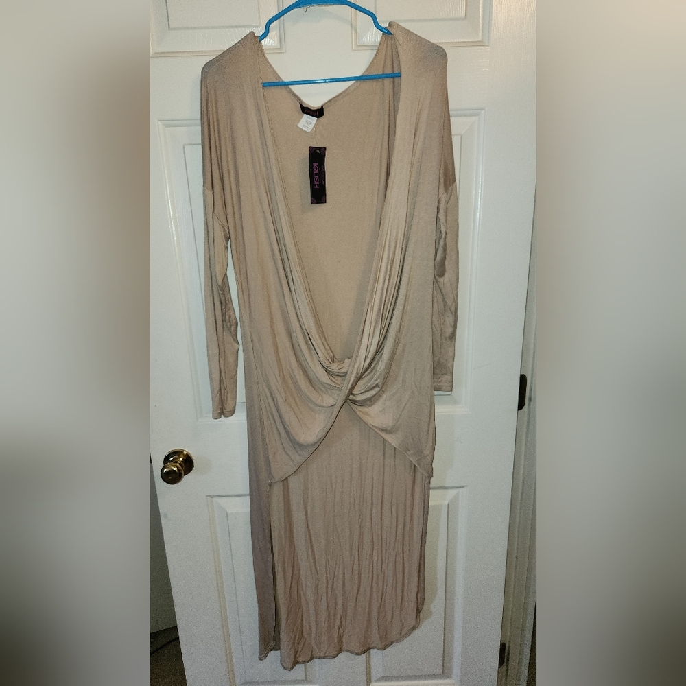 NWT! KRUSH DRAPED NECK TOP !!